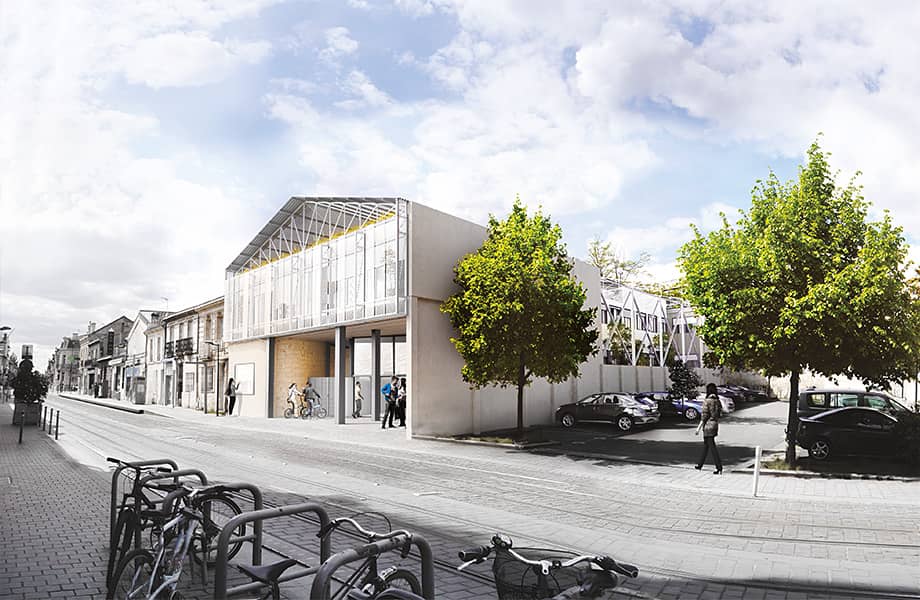 Projet Forum - Bâtiment administratif à Bordeaux