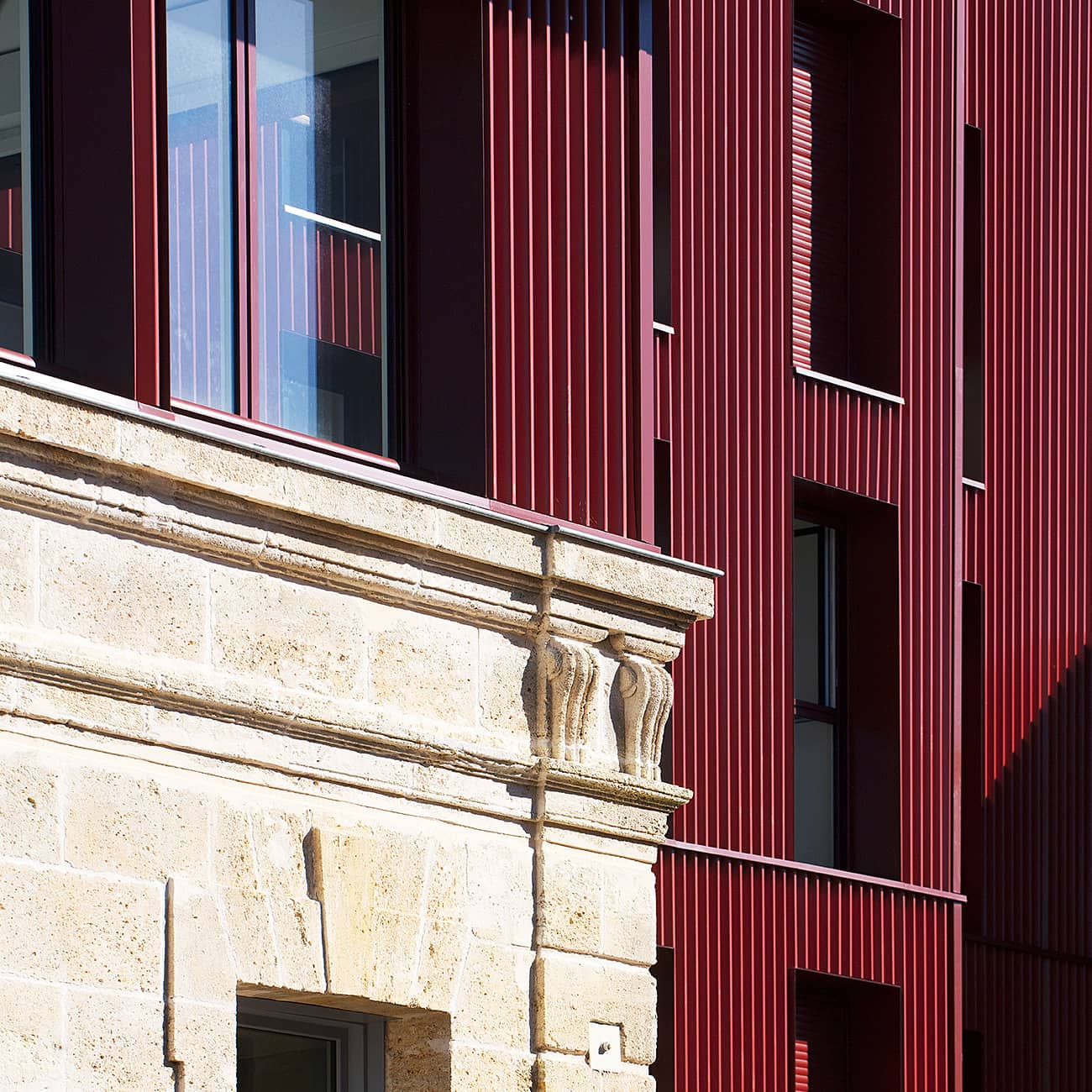Architecte Bordeaux - logements sociaux rénovés Grand Parc