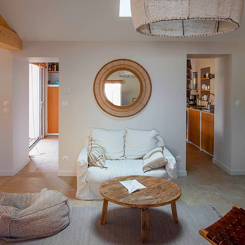 vue des circulations intérieures (déplacement et lumière)