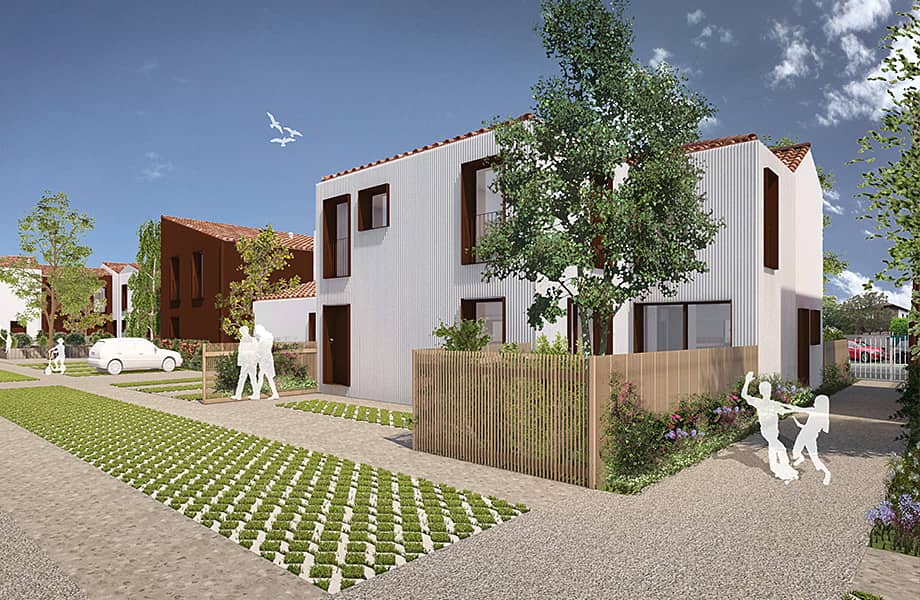 Projet Providence - Maisons accolées au Bouscat