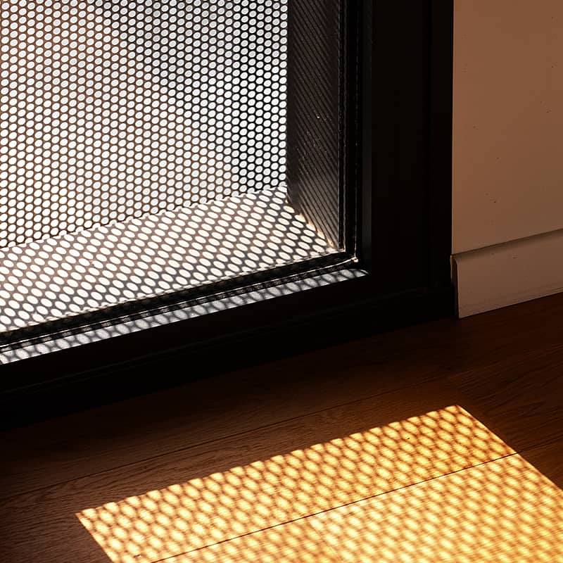 détail de lumière dedans - dehors